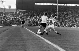 Viv Busby runs out of pitch