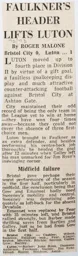 Match Report: Bristol City vs Luton Town FC (28th Oct 1972)