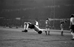 Barry Butlin finds a different way to celebrate his goal