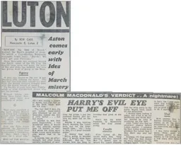 Match Report: Newcastle United vs Luton Town FC (3rd Feb 1973)