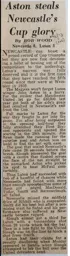 Match Report: Newcastle United vs Luton Town FC (3rd Feb 1973)