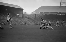 John Ryan tries to clear the danger