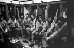 Happy Hatters at the end of the game