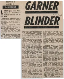 Match Report: Bolton Wanderers vs Luton Town FC (24th Feb 1973)