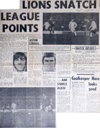 Match Report: Millwall vs Luton Town FC (26th Feb 1973)