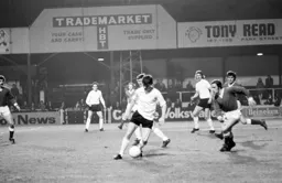 Jim Ryan controls the ball