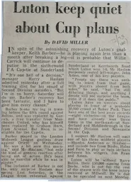 Match Report: Sunderland vs Luton Town FC (17th Mar 1973)