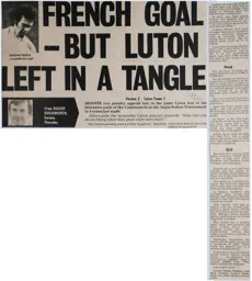 Match Report: Verona vs Luton Town FC (21st Mar 1973)