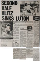 Match Report: Luton Town FC vs Bristol City (24th Mar 1973)