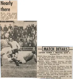 Match Report: Luton Town FC vs Bristol City (24th Mar 1973)