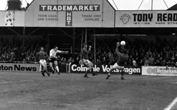 John Aston sees his shot saved