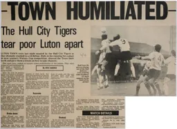 Match Report: Hull City vs Luton Town FC (10th Apr 1973)