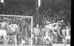 Bobby Thompson watches on