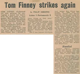 Match Report: Luton Town FC vs Portsmouth (15th Sep 1973)