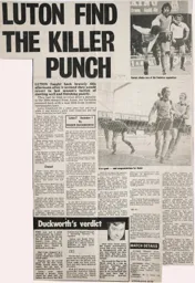 Match Report: Luton Town FC vs Swindon Town (13th Oct 1973)