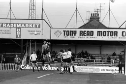 Barry Butlin beaten by the keeper