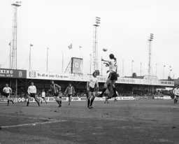 The Swindon defence under pressure