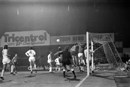 The Bury keeper punches away from Barry Butlin