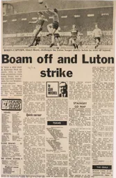 Match Report: Middlesbrough vs Luton Town FC (3rd Nov 1973)