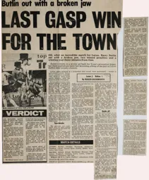 Match Report: Luton Town FC vs Bolton Wanderers (10th Nov 1973)