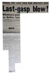 Match Report: Luton Town FC vs Bolton Wanderers (10th Nov 1973)