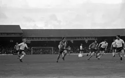 Tom Finney bursts through