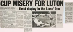Match Report: Millwall vs Luton Town FC (21st Nov 1973)