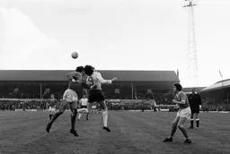 Barry Butlin heads on