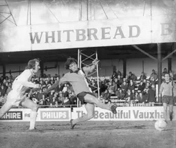 Jimmy Ryan stretches for the ball