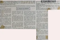 Match Report: Luton Town FC vs Bradford City (26th Jan 1974)
