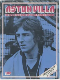 Programme: Aston Villa vs Luton Town FC (2nd Feb 1974)