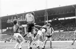 John Faulkner heads down