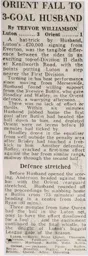 Match Report: Luton Town FC vs Orient (16th Mar 1974)