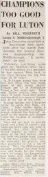 Match Report: Luton Town FC vs Middlesbrough (30th Mar 1974)