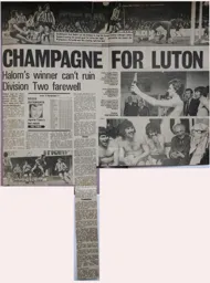 Match Report: Luton Town FC vs Sunderland (1st May 1974)