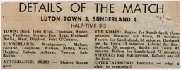 Match Report: Luton Town FC vs Sunderland (1st May 1974)