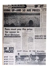 Match Report: Luton Town FC vs Sunderland (1st May 1974)