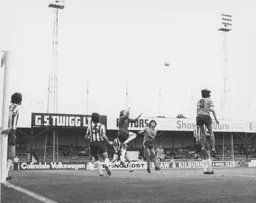 The Saints goalkeeper gathers the ball
