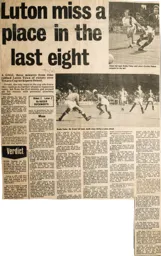 Match Report: Orient vs Luton Town FC (10th Aug 1974)