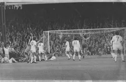 Barry Butlin nets the Town's first goal back in the top flight