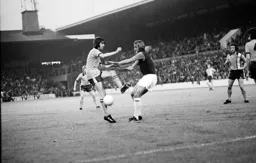 Barry Butlin clashes with Billy Bonds