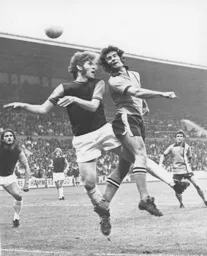 Jimmy Husband fails to connect with the ball