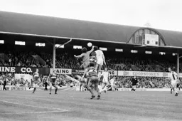 Barry Butlin leaps high