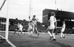 Another ball ends up in the hands of Hammers' Mervyn Day