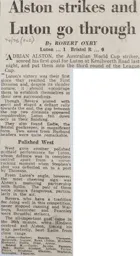 Match Report: Luton Town FC vs Bristol Rovers (11th Sep 1974)