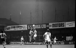 Peter Anderson in midfield duel