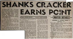 Match Report: Arsenal vs Luton Town FC (21st Sep 1974)