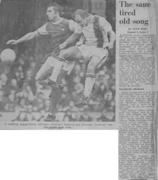 Match Report: Arsenal vs Luton Town FC (21st Sep 1974)
