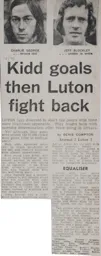 Match Report: Arsenal vs Luton Town FC (21st Sep 1974)