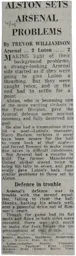 Match Report: Arsenal vs Luton Town FC (21st Sep 1974)